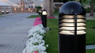 bollard light in daytime